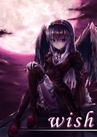 Rating: Safe Score: 0 Tags: 1girl black_wings detached_collar dress flower frills hairband image juliet_sleeves lolita_fashion lolita_hairband long_hair long_sleeves looking_at_viewer red_eyes rose sitting solo suigintou thighhighs wings User: admin