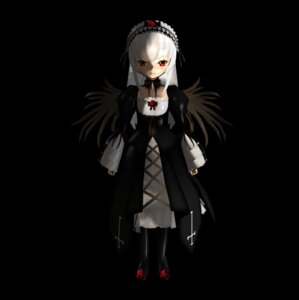 Rating: Safe Score: 0 Tags: 1girl black_background black_ribbon black_wings closed_mouth cross dress expressionless flower frills full_body hairband image juliet_sleeves long_hair long_sleeves looking_at_viewer red_eyes red_flower red_rose ribbon rose simple_background solo standing suigintou wings User: admin