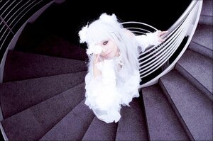 Rating: Safe Score: 0 Tags: 1girl dress kirakishou looking_at_viewer solo white_dress white_hair User: admin