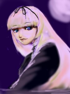 Rating: Safe Score: 0 Tags: 1girl belarus_(hetalia) black_dress black_ribbon blonde_hair blue_eyes blurry blurry_foreground closed_mouth depth_of_field dress frills image long_hair long_sleeves looking_at_viewer ribbon simple_background smile solo suigintou upper_body very_long_hair User: admin