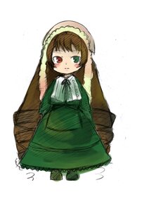 Rating: Safe Score: 0 Tags: 1girl bangs blush brown_hair dress full_body green_dress green_eyes heterochromia image long_hair long_sleeves looking_at_viewer red_eyes simple_background solo standing suiseiseki very_long_hair white_background User: admin