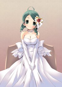 Rating: Safe Score: 0 Tags: 1girl artist_request bare_shoulders blush breasts bride choker cleavage dress elbow_gloves flower gloves image kanaria large_breasts lowres rozen_maiden smile solo veil wedding_dress white_dress white_gloves User: admin