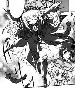 Rating: Safe Score: 0 Tags: 4girls blush dress drill_hair feathers frills greyscale hairband hat hina_ichigo image long_hair long_sleeves monochrome multiple multiple_girls shinku short_hair suigintou suiseiseki tagme twintails wings User: admin