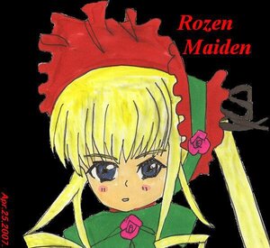 Rating: Safe Score: 0 Tags: 1girl blonde_hair blue_eyes blush bonnet bow character_name copyright_name english_text flower hat image long_hair looking_at_viewer parody pink_flower pink_rose red_rose rose shinku simple_background solo text_focus upper_body User: admin