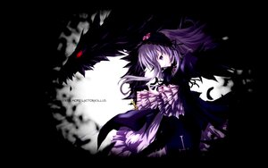 Rating: Safe Score: 0 Tags: 1girl black_wings dress frills hairband image lolita_hairband long_hair long_sleeves purple_eyes solo suigintou wings User: admin