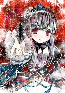 Rating: Safe Score: 0 Tags: 1girl blush choker dress flower frills hairband image lolita_fashion long_hair looking_at_viewer pink_eyes ribbon rose smile solo suigintou User: admin