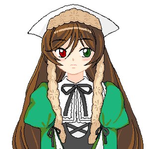 Rating: Safe Score: 0 Tags: 1girl black_ribbon brown_hair closed_mouth dress flat_chest green_dress green_eyes head_scarf heterochromia image long_hair long_sleeves looking_at_viewer red_eyes ribbon simple_background solo suiseiseki upper_body very_long_hair white_background User: admin