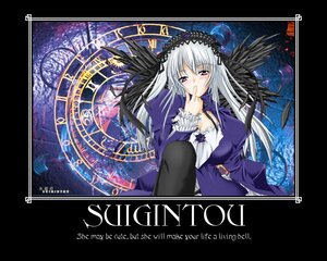 Rating: Safe Score: 0 Tags: 1girl black_border black_wings blush border breasts dress feathers finger_to_mouth flower frills hairband image juliet_sleeves letterboxed lolita_hairband long_hair long_sleeves looking_at_viewer puffy_sleeves purple_eyes silver_hair solo suigintou wings User: admin
