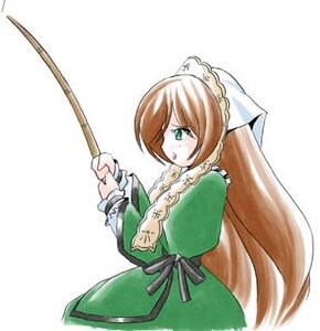 Rating: Safe Score: 0 Tags: 1girl :o braid brown_hair dress frills green_dress green_eyes image long_hair long_sleeves looking_at_viewer simple_background solo suiseiseki very_long_hair white_background User: admin