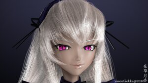 Rating: Safe Score: 0 Tags: 1girl auto_tagged bangs closed_mouth face hairband image lips long_hair looking_at_viewer pink_eyes portrait ribbon simple_background solo suigintou User: admin