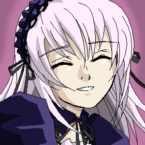 Rating: Safe Score: 0 Tags: 1girl black_ribbon close-up closed_eyes hairband image long_hair long_sleeves pink_hair ribbon simple_background smile solo suigintou User: admin