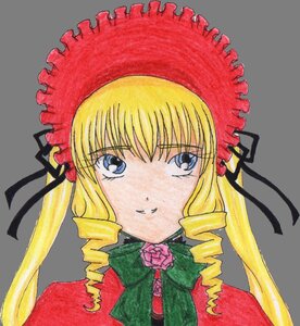 Rating: Safe Score: 0 Tags: 1girl auto_tagged blonde_hair blue_eyes bonnet bow drill_hair flower hat image long_hair looking_at_viewer marker_(medium) pink_flower ringlets rose shinku simple_background solo traditional_media transparent_background twin_drills User: admin