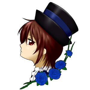 Rating: Safe Score: 0 Tags: 1girl blue_flower blue_rose brown_hair flower hat image portrait profile purple_rose red_eyes red_rose rose short_hair simple_background solo souseiseki striped thorns white_background white_rose yellow_rose User: admin