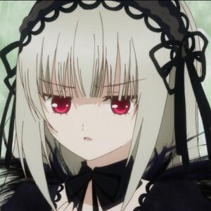 Rating: Safe Score: 0 Tags: 1girl bangs black_ribbon detached_collar eyebrows_visible_through_hair hair_ribbon image looking_at_viewer parted_lips red_eyes ribbon solo suigintou User: admin