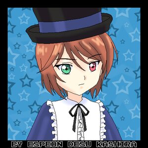 Rating: Safe Score: 0 Tags: 1boy black_border blue_dress border brown_hair frills green_eyes hat heterochromia image letterboxed looking_at_viewer red_eyes ribbon solo souseiseki star_(symbol) star_print starfish starry_background top_hat User: admin