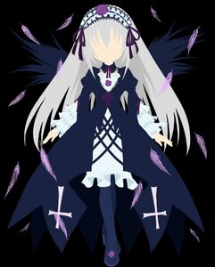 Rating: Safe Score: 0 Tags: 1girl black_wings dress feathers floating frills full_body hairband image long_hair long_sleeves ribbon silver_hair solo standing suigintou very_long_hair wings User: admin