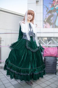 Rating: Safe Score: 0 Tags: 1girl blonde_hair dress frills green_dress looking_at_viewer solo standing suiseiseki tile_floor tiles User: admin