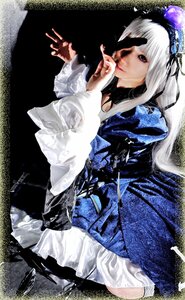 Rating: Safe Score: 0 Tags: 1girl dress lips long_sleeves nail_polish solo suigintou white_hair User: admin