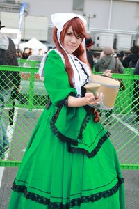 Rating: Safe Score: 0 Tags: 1girl 3d apron blurry chain-link_fence depth_of_field dress fence green_dress multiple_boys smile solo solo_focus suiseiseki tiles User: admin