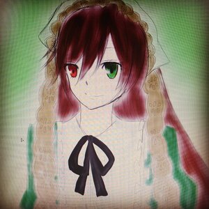 Rating: Safe Score: 0 Tags: 1girl auto_tagged bridal_veil closed_mouth dress green_eyes heterochromia image looking_at_viewer red_eyes ribbon short_hair smile solo suiseiseki veil User: admin