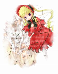 Rating: Safe Score: 0 Tags: 2girls blonde_hair blue_eyes bow dress flower frills image kirakishou long_hair long_sleeves looking_at_viewer multiple_girls red_dress rose shinku solo User: admin