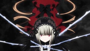 Rating: Safe Score: 0 Tags: 1girl bangs black_wings bow dress hairband image long_hair looking_at_viewer pair red_eyes shinku silver_hair solo suigintou wings User: admin