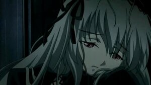 Rating: Safe Score: 0 Tags: 1girl black_ribbon close-up expressionless eyebrows_visible_through_hair hair_ribbon half-closed_eyes image long_hair looking_at_viewer red_eyes ribbon solo suigintou upper_body User: admin