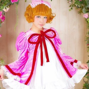 Rating: Safe Score: 0 Tags: 1girl bangs blonde_hair dress flower frills hat hinaichigo long_sleeves outdoors pink_flower pink_rose plant ribbon rose short_hair solo User: admin