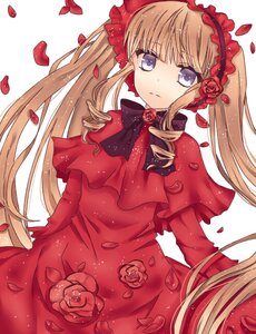 Rating: Safe Score: 0 Tags: 1girl blonde_hair bow capelet dress drill_hair flower image long_hair looking_at_viewer petals red_capelet red_dress red_flower red_rose rose rose_petals shinku solo twin_drills twintails User: admin