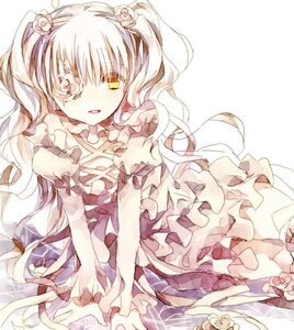 Rating: Safe Score: 0 Tags: 1girl akoko_(1793) bad_id bad_pixiv_id dress eyepatch flower frilled_dress frills hair_flower hair_ornament image joints kirakishou long_hair long_sleeves open_mouth puffy_sleeves rose rozen_maiden solo traditional_media two_side_up very_long_hair white_background yellow_eyes User: admin