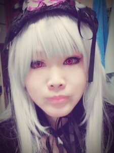 Rating: Safe Score: 0 Tags: 1girl bangs blurry closed_mouth face lips long_hair looking_at_viewer purple_eyes ribbon smile solo suigintou white_hair User: admin