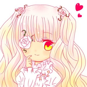 Rating: Safe Score: 0 Tags: 1girl bangs blush closed_mouth dress flower hair_flower hair_ornament heart image kirakishou long_hair looking_at_viewer pink_hair puffy_sleeves rose simple_background smile solo white_background white_flower User: admin