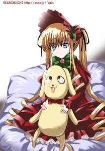 Rating: Safe Score: 0 Tags: 1girl animal artist_request bangs blonde_hair blue_eyes bonnet bow bowtie dog doll dress drill_hair flower frills green_bow green_neckwear image kunkun long_hair long_sleeves looking_at_viewer lowres midori_(searchlight) pillow red_dress rose rozen_maiden shinku sidelocks sitting solo stuffed_animal twintails very_long_hair User: admin