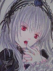 Rating: Safe Score: 0 Tags: 1girl auto_tagged bangs dress flower frills gothic_lolita hairband image lolita_fashion long_hair long_sleeves looking_at_viewer red_eyes ribbon rose solo suigintou User: admin