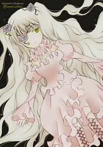 Rating: Safe Score: 0 Tags: 1girl boots cross-laced_footwear dress eyepatch flower frills green_eyes hair_flower hair_ornament image joints kirakishou long_hair puffy_sleeves rose solo very_long_hair User: admin