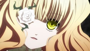 Rating: Safe Score: 0 Tags: 1girl bangs blonde_hair close-up face flower green_eyes image kirakishou long_hair looking_at_viewer portrait rose solo white_flower white_rose yellow_eyes User: admin