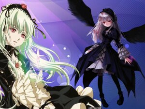 Rating: Safe Score: 0 Tags: 2girls black_dress black_wings boots checkered checkered_background dress flower frills hairband image lolita_fashion lolita_hairband long_hair long_sleeves looking_at_viewer multiple_girls red_eyes ribbon rose silver_hair solo suigintou wings User: admin