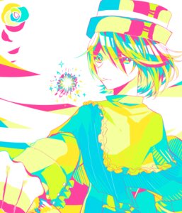 Rating: Safe Score: 0 Tags: 1girl colorful frills hat image long_sleeves looking_at_viewer shirt short_hair solo souseiseki upper_body User: admin