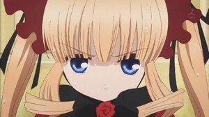 Rating: Safe Score: 0 Tags: 1girl blonde_hair blue_eyes bow drill_hair flower hat image long_hair looking_at_viewer red_flower red_rose rose shinku sidelocks simple_background solo tears twintails User: admin