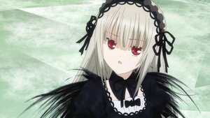 Rating: Safe Score: 3 Tags: 1girl bangs black_dress black_ribbon black_wings detached_collar dress eyebrows_visible_through_hair hairband image long_hair long_sleeves looking_at_viewer open_mouth puffy_sleeves red_eyes ribbon silver_hair solo suigintou upper_body wings User: admin