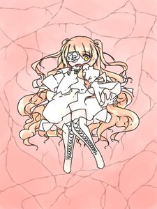 Rating: Safe Score: 0 Tags: 1girl boots cross-laced_footwear dress eyepatch image kirakishou lace-up_boots long_hair open_mouth solo thigh_boots two_side_up very_long_hair yellow_eyes User: admin