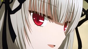 Rating: Safe Score: 3 Tags: 1girl bangs black_ribbon close-up eyebrows_visible_through_hair face hair_ribbon image looking_at_viewer open_mouth red_eyes ribbon simple_background solo suigintou User: admin