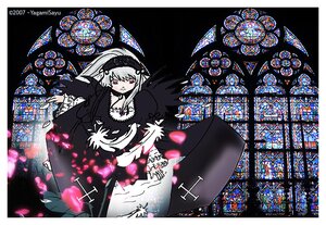 Rating: Safe Score: 0 Tags: 1girl dress frills hairband image lolita_hairband long_sleeves looking_at_viewer pink_eyes red_eyes solo suigintou wings User: admin