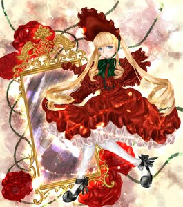 Rating: Safe Score: 0 Tags: 1girl blonde_hair blue_eyes bonnet bow capelet dress flower full_body green_bow image long_hair long_sleeves looking_at_viewer pantyhose red_dress red_flower red_rose rose shinku shoes solo twintails very_long_hair white_legwear User: admin