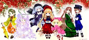 Rating: Safe Score: 0 Tags: 6+girls blonde_hair blue_dress blue_eyes bow brown_hair dress drill_hair flower frills green_dress green_eyes hairband hat heterochromia hina_ichigo image kanaria long_hair long_sleeves multiple multiple_girls pink_bow red_dress red_eyes rose shinku short_hair siblings silver_hair sisters smile souseiseki suigintou suiseiseki tagme very_long_hair wings User: admin