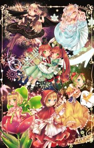 Rating: Safe Score: 0 Tags: bare_shoulders blonde_hair bow cleavage dress elbow_gloves flower frills gloves green_eyes hair_bow hair_flower hair_ornament hairband hat head_wreath hood image little_red_riding_hood_(grimm) long_hair multiple pantyhose red_dress shirt shoes skirt smile strapless_dress tagme weapon white_dress wings User: admin