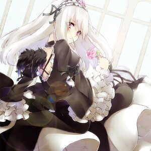 Rating: Safe Score: 0 Tags: 1girl black_dress black_ribbon dress flower frilled_sleeves frills gothic_lolita hairband holding holding_flower image lolita_fashion lolita_hairband long_hair long_sleeves looking_at_viewer pink_flower pink_rose puffy_sleeves ribbon rose silver_hair solo suigintou very_long_hair wide_sleeves window User: admin
