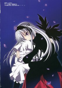 Rating: Safe Score: 0 Tags: 1girl black_wings cherry_blossoms dress flower frills hairband image lolita_hairband long_hair long_sleeves looking_at_viewer petals purple_eyes rose rose_petals silver_hair sitting solo suigintou very_long_hair wings User: admin