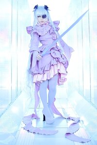 Rating: Safe Score: 0 Tags: 1girl barasuishou dress frills full_body hair_ornament high_heels long_sleeves personification solo standing white_hair User: admin