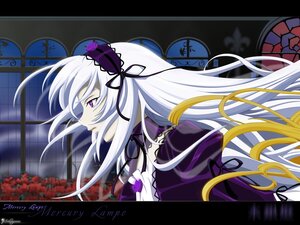 Rating: Safe Score: 0 Tags: 1girl auto_tagged black_ribbon dress flower frilled_sleeves frills hairband image letterboxed lolita_hairband long_hair long_sleeves profile puffy_sleeves purple_eyes ribbon rose silver_hair solo suigintou very_long_hair wings User: admin